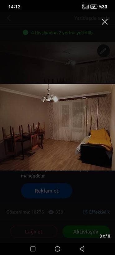 mesdaga ev: Salam Qara qarayevde metroya 5 deyqelik mesafede bir nefer üçün ev — 4