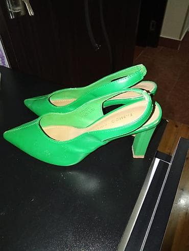 tufliler 2020: Yaşıl rəngli qadın ayaqqabısı – Tamido Collection - Model: slingback — 2