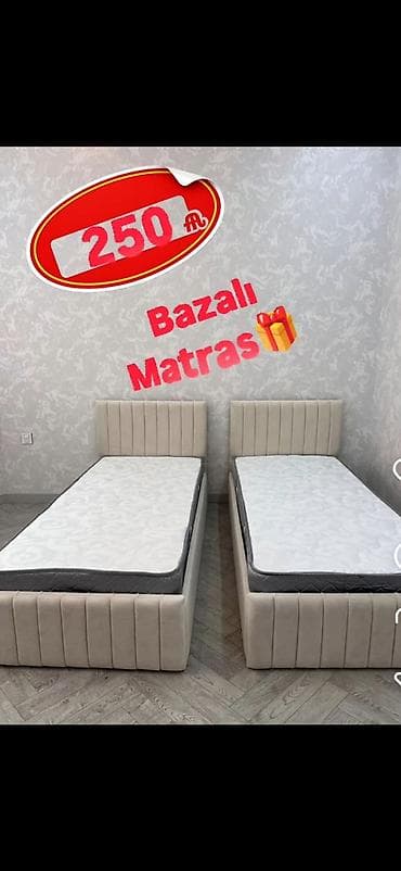 Başlıq: Bazalı tək nəfərlik çarpayı – matras hədiyyə Məhsul təsviri lalafo.az -da Başlıq: Bazalı tək nəfərlik çarpayı – matras hədiyyə Məhsul təsviri