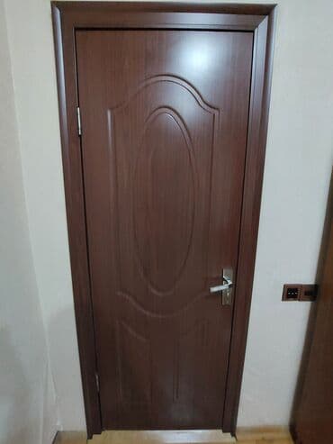 mdf plintus: Для гостинной Б/у Межкомнатная дверь 80х200 см С замком, Без гарантии, Самовывоз — 3