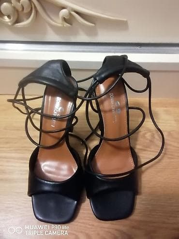 синие детские туфли: Qadin ayaqqabısı 36 razmer. Təzədi baha alinib qiymətindən ucuz — 1