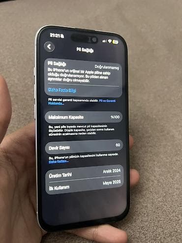 telefonlar 60 azn: IPhone 16, Ağ, Simsiz şarj — 8