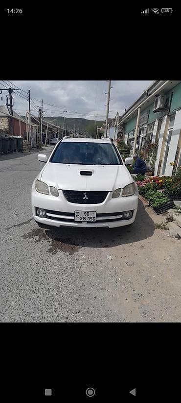 teziq olcen aparat: Mitsubishi Airtrek (Japan istehsalı) – ağ rəngli, tam ölçülü universal — 4