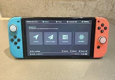 Elektronika: Nintendo Switch konsolu – neon mavi/qırmızı Joy‑Con nəzarətçiləri ilə — 3