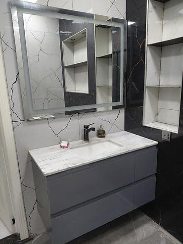 Ikinci əl hamam üçün güzgü və moydadır. yeni yasamalda — 2