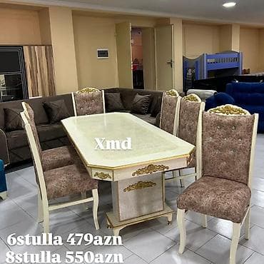 Klassik üslubda göz oxşayan yemək dəsti. Dəst tərkibi: - Dördkünc
