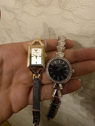 "BYLGARI" və "Emporio Armani" qadın qol saatı. Yenidir. İstifadə lalafo.az -da "BYLGARI" və "Emporio Armani" qadın qol saatı. Yenidir. İstifadə