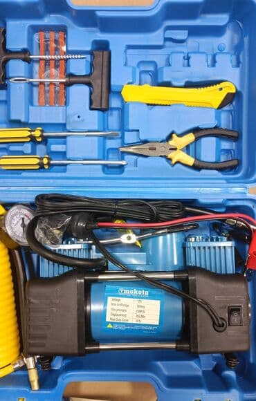 əl nasosu: Teker nasosu Nasos 2 porsenli nasos İki porşenli kompressor, 85 l/dəq — 4