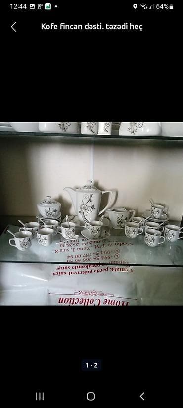 Fincanlar, rəng - Ağ, Şüşə, Türkiyə — 2