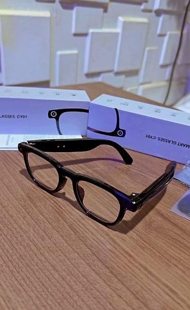 iphone 8 case: Smart Glasses CY01 – ağıllı eynək - Klassik qara çərçivə dizaynı — 1
