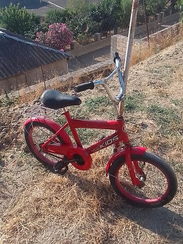 zigzag velosiped: Uşaq velosipedi – qırmızı rəng, 16 düymlük təkərlər Xüsusiyyətlər: - — 2