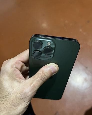 iphone 15 adapter: IPhone 13 Pro Max, 128 GB, Yaşıl, Zəmanət, Simsiz şarj, Face ID — 4