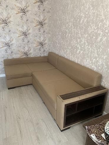 Künc divan – çevrilən yataq funksiyalı, saxlama bölmələri ilə - — 3