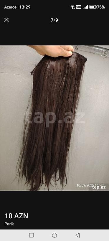 nevidimka: Taxma saçlar, Süni, İşlənmiş — 5