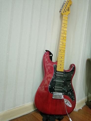 elektro akustik gitara: Elektron gitara, 6 sim, İşlənmiş — 2