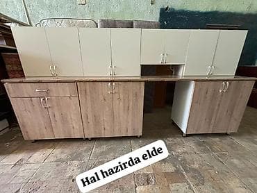 Mətbəx dolabları: Mətbəx mebel dəsti - Üst və alt modullardan ibarət tam dəst - Üst — 1