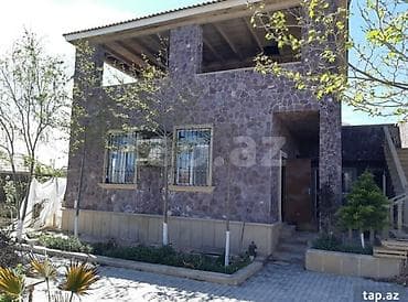 ev modelleri: Satılır: həyət evi və bağ sahəsi Turkyan - İki mərtəbəli daş üzlü — 1