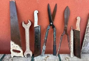 budama qaycisi: Bağ və emalatxana alətləri dəsti Tərkib: - Əl mişarı – iri dişli — 1