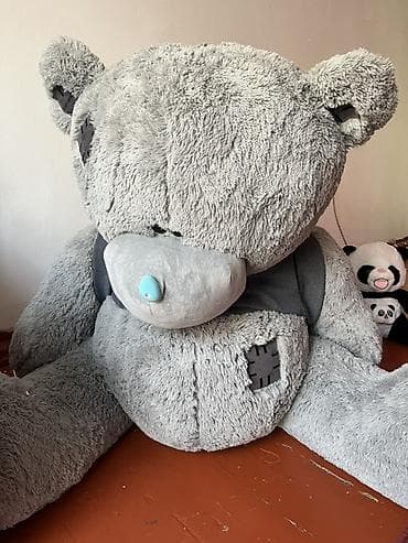 Böyük ölçülü boz TEDDY ayı oyuncağı - Marka/seriya: Tatty Teddy (Me