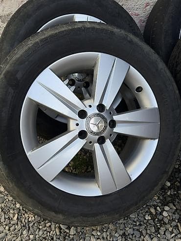Mercedes-Benz orijinal yüngül lehimli disk dəsti (4 ədəd) – təkərlərlə