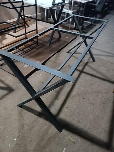 mdf stol: Yeni, Açılmayan, Metal, Dördbucaq masa — 5