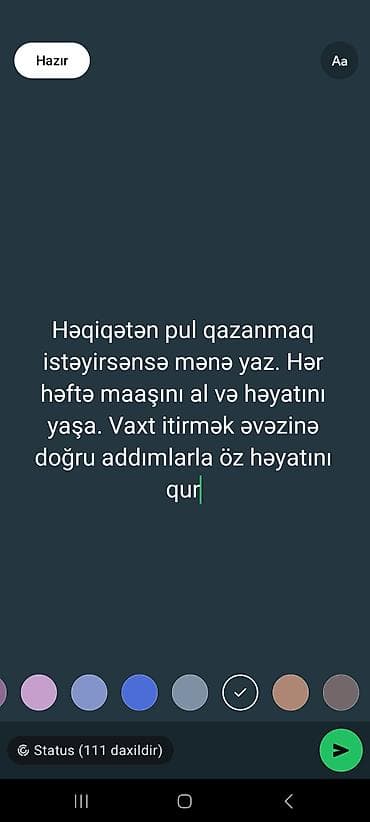 Həftəlik ödənişli əlavə gəlir imkanı. Sənə uyğun çevik qrafiklə