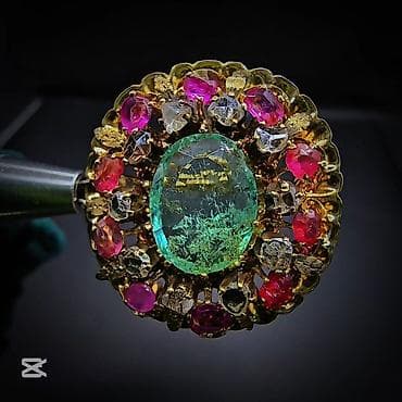 tiffany uzuk: Üzük, Sarı qızıl, Zümrüd — 1