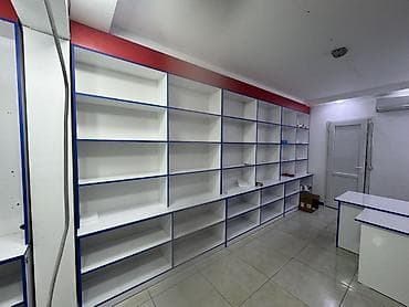 Avadanlığın icarəsi: Mağaza üçün vitrin və rəf sistemi - Material: ağ laminat/MDFlam — 3