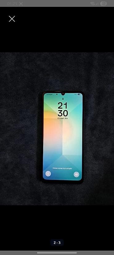 14 pro mini: Samsung Galaxy A06, 64 GB, rəng - Mavi, Zəmanət — 2