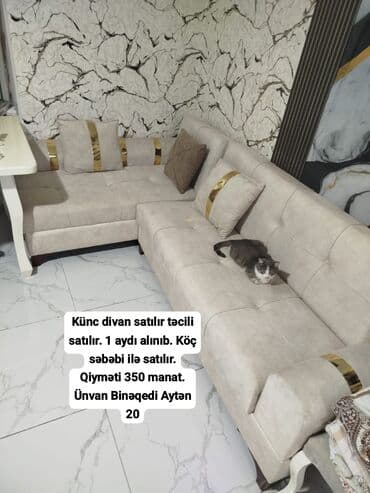 Restoran mebeli: Künc divan, Parça, Çatdırılma yoxdur — 1