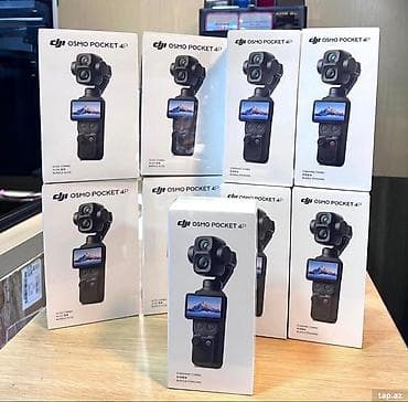 DJI Osmo Pocket 4 (4P) – kompakt, stabilizatorlu cib kamerası. Vlog lalafo.az -da DJI Osmo Pocket 4 (4P) – kompakt, stabilizatorlu cib kamerası. Vlog