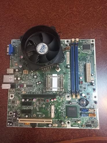 Məhsul: LGA775 ana platası + CPU soyuducusu Xüsusiyyətlər: - Çipset