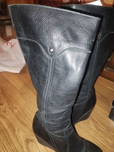 çəkmə: Balenciaga, Ölçü: 37, rəng - Qara, İşlənmiş — 5