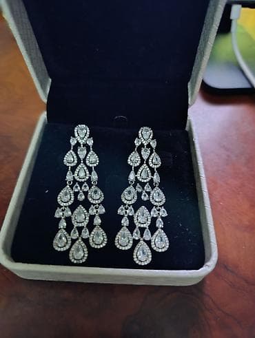 yuxuda sirga: Sırğa, Chopard, Gümüş — 8