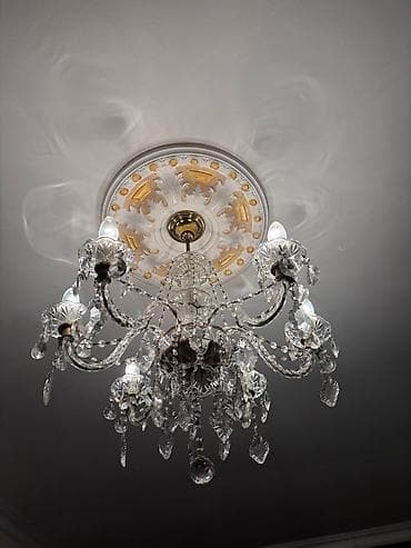 Çılçıraq, 6 lampa, Xrustal