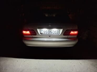 запчасти на авто: Mercedes-Benz avtomobilləri üçün LED nömrə işıqları. Ağ rəngdə parlaq — 1