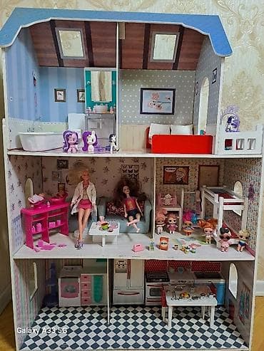 vilur destler: ItsImagical firmasının böyük kukla evi - 3 mərtəbəli, geniş planlı — 2