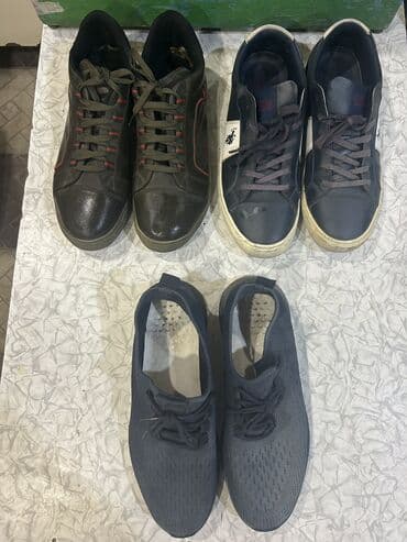 nike cortez qadın krossovkaları: Ölçü: 43, rəng - Göy, İşlənmiş — 1