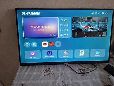 tv kabel: Pultu yoxdu, internete qoşulur,android GENERAL GOLD Smart TV - — 3