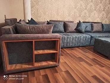 mebel fabriki: Künc divan, Qonaq otağı üçün, Parça, Bazasız, Açılmayan — 7