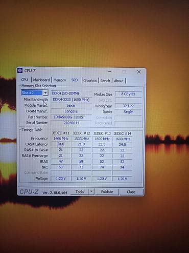 ddr4 8gb: Operativ yaddaş (RAM) Crucial, 8 GB, 3200 Mhz, DDR4, Noutbuk üçün, Yeni — 2