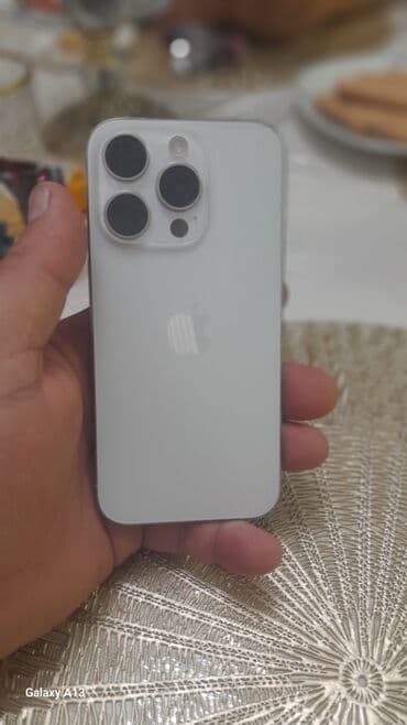 iphone arxa şüşə: Iphpne 15 satilir pil 95 yaddaw 128 super veziyyetde - Korpus: Metal — 6