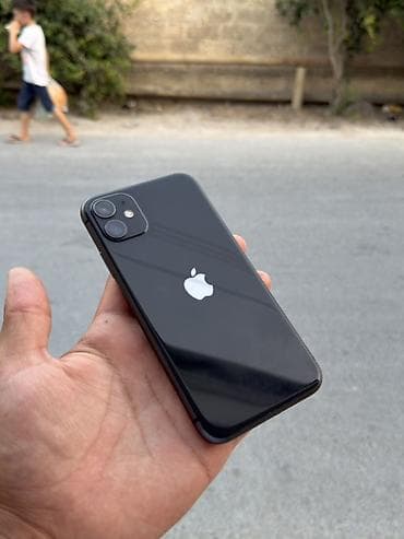 iphone x ile barter: IPhone 11, 64 GB, Qara, Face ID — 1