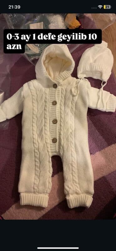 Cinslər və şalvarlar: Uşaq dəsti, Uniseks, 3 - 6 ay — 3