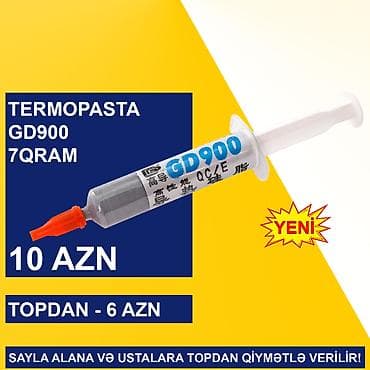 Настольные ПК и рабочие станции: Termopasta "GD900 7qram" SAYLA ALANA VƏ USTALARA TOPDAN QİYMƏTLƏ — 1