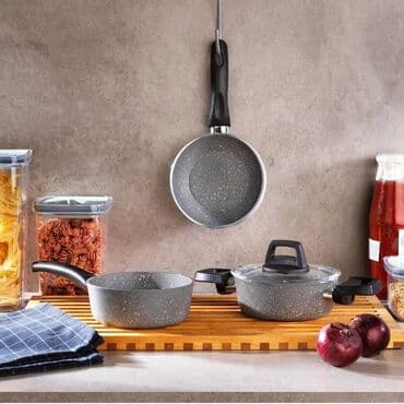 Schafer mini qranit qazan desti olcu 14sm yeni qutuda FANTASTİKUCUZ