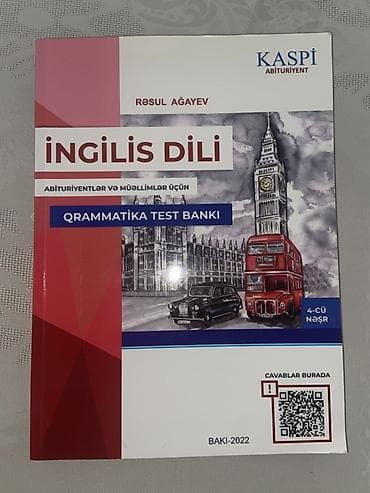 Məhsul: “İngilis Dili – Qrammatika Test Bankı” (Rəsul Ağayev), KASPI