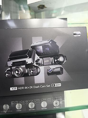 dvr hikvision: CLAYTON X19 HDR 4K + 2K Dash Cam Set – 4-kanallı avtomobil — 4