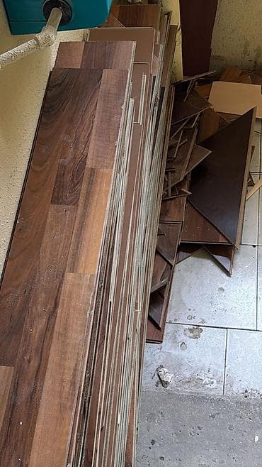 MDF laminat taxta panellər – qoz ağacı naxışlı - Material