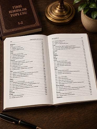 Религиозные книги: Məhsul: “Tibbi Hədislər Toplusu” (1-2 cild) Müəllif: Məhəmməd — 3